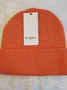 NWT Goodfellow & Co™ Men's Knit Cuffed Beanie - Orange